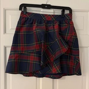 Vineyard Vines Red and Blue Plaid Mini Skirt